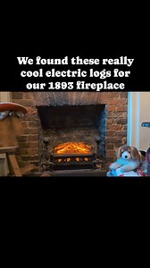 3.7K views · 173 reactions | Link R.W.FLAME Electric Fireplace Log Set Heater 21IN, Remote Control, Flame Brightness Adjustable,Realistic Ember Bed,Overheating Protection for Home and Office Decor,1500W Traditional Brown logs https://a.co/d/3w49ead | The Old House Agent - Daniel Shew | Facebook