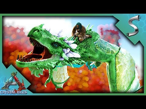 TAMING THE MOST BEAUTIFUL TROPICAL WYVERN! - Ark: Crystal Isles [DLC E10]