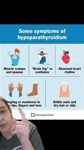 #greenscreen symptoms of #hypoparathyroidism and my own personal list of symptoms.