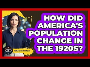 How Did America's Population Change In The 1920s?