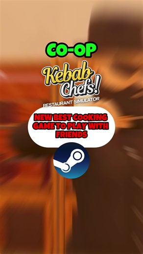 This co-op cooking game will make you WORK to LOSE your money Kebab Chefs! - Available on PC (Steam) You and your friends run a restaurant together during the day — and lose all the profits at night. 🍖 Cook everything from kebabs to sushi to ramen with up to 4 players 🏗️ Fully design and customize your own restaurant inside and out 👨‍🍳 Manage ingredients, recipes and customer demands every shift 🎰 Work hard all day and watch your friends blow everything by morning #kebabchefscreator #coopga