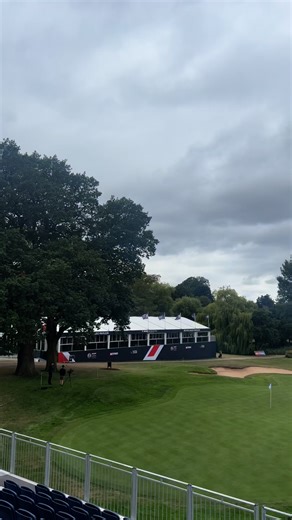 🏟️ The view from the 18th grandstand, at the Betfred British Masters 🇬🇧 | British Masters