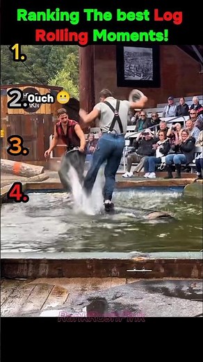 Ranking The Best Log Rolling Moments! 🌊🪵🔥 #LogRolling #ExtremeSportsMoments