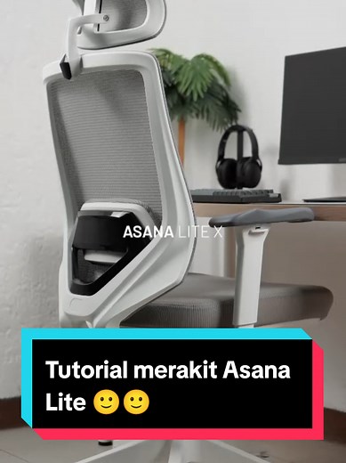 Tutorial rakit kursi Asana Lite dari dbE 😃😃#wibgajian #kursi #kursikantor #kursikerja #kursigaming #kursimesh #gamingchair #officechair #tutorial #howto #rakitpc #rakitkursigaming