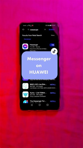 Mga Hakbang sa Pag-install ng Messenger sa Huawei