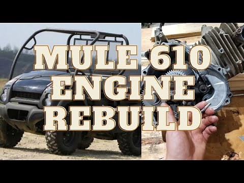 Kawasaki Mule 610 Engine Rebuild!!