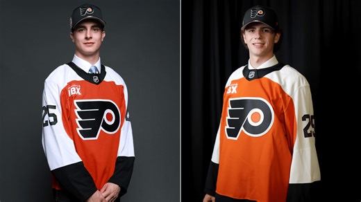 Flyers go with size, power in 1st round of 2025 NHL Draft