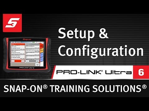 Setup & Configuration : PRO-LINK® Ultra (Pt. 6/10) | Snap-on® Training Solutions®