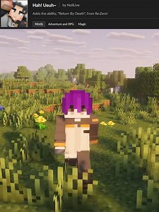 รีวิว Mod RE:zero #Minecraf #minecraftmods #anime #rezero #subaru | minecraft