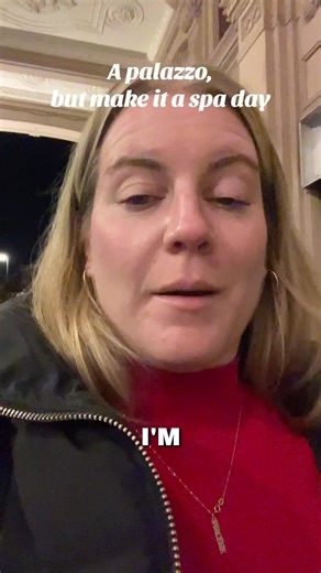 A spa day inside a historic palazzo feels very on-brand for life in Turin. Slow, warm, and exactly what I needed. #italylife #livinginitaly #turinitaly #slowtravel #expatlife