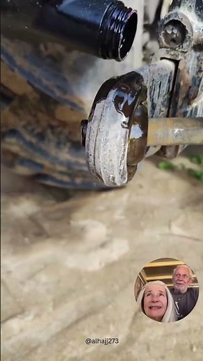 Lubing Your Ball Joint #mechanic #suspension #trucks