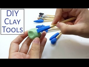 How I made my own clay tools | DIY Sculpting Tool Tutorial | silicone tool and texture tool
