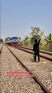 Paper based railway line clear system still active in local sections.#shorts #railway #plc #foryou