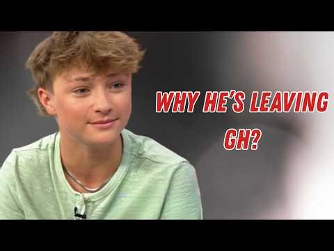 Asher Antonyzyn Opens Up Why He's Leaving General Hospital!