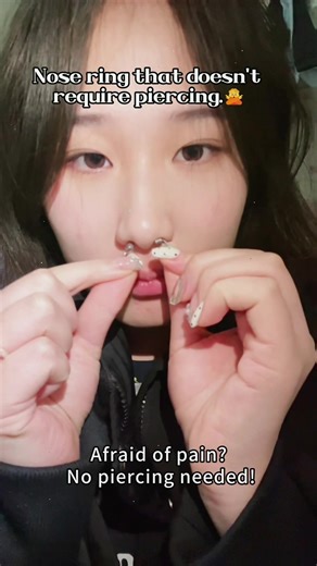 Switch up your look without the pain! This magnetic nose piercing gives you that edgy, pierced vibe — no needle needed. Style it in seconds, flex it all day! #TikTokShop #fupシ #MagneticNosePiercing #NoPiercingNoProblem #NoseRingLook