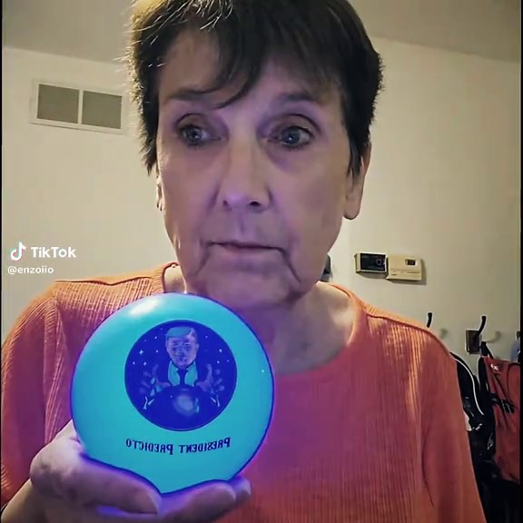SHE ATE UP THAT ORANGE! A Fun Take on Trump's Persona