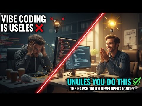 Vibe Coding Is USELESS (Unless You Do THIS) | The Harsh Truth Developers Ignore