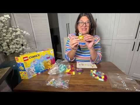 LEGO Magical Transparent Box Unboxing – Sparkly Builds for Ages 5+