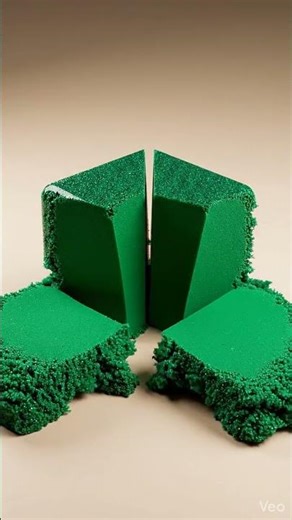 Green Cube cutting ASMR #shorts #asmr