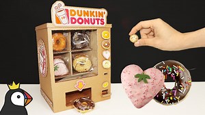 Cardboard Donut Vending Machine!