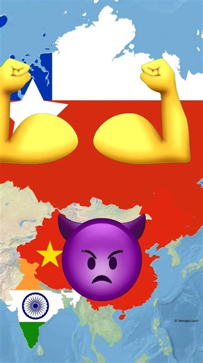 क्या होगा अगर Russia और Chile अपनी जगह बदल लें? 🌍