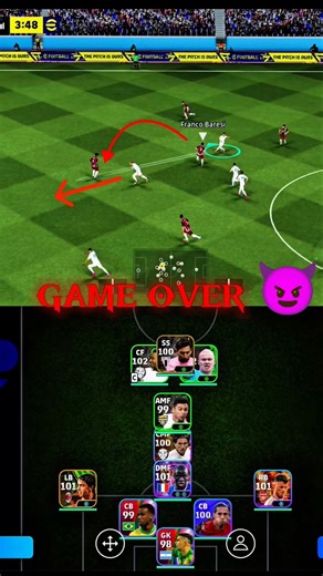 One Pass = Game Over 😈 | eFootball 2026 #shorts #efootball