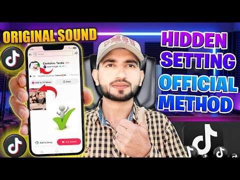 TikTok Original Sound Kaise Banaye? 2026 New Method ✅ | How to Make TikTok Original Sound