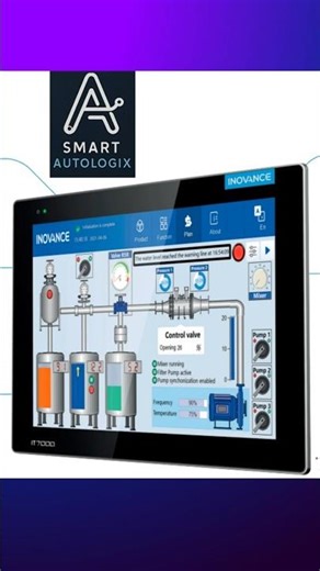 HMI IP Address Configuration Directly from Screen Without Laptop for Inovance & version info