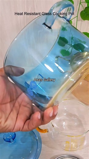 হিট রেসিসটেন্ট গ্লাস কুকিং পট। Glass Cooking Pot || Anas Gallery