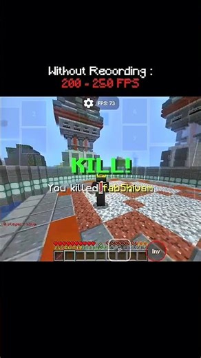 Zalith Launcher FPS Test 👀 | DeathAuric__ #shorts #minecraft #pvp