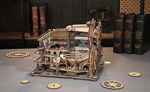 Robotime - Marble Track Marble Night City - Bois - Modélisme Sans Colle - Kits de... | bol