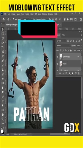 Transparent Text Effect Tutorial in Photoshop