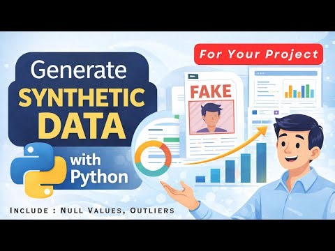 How to Generate Synthetic Data using Python | Create Realistic Fake Dataset for your Project #python