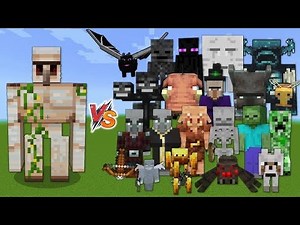 🛡️ 1000 Iron Golems vs. Mob Armies: Epic Minecraft Battle Royale! ⚔️