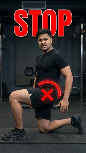 How to Stretch Hip Flexors Correctly | Stop Lower Back Arching #motivation #shoulder #sport #trainer