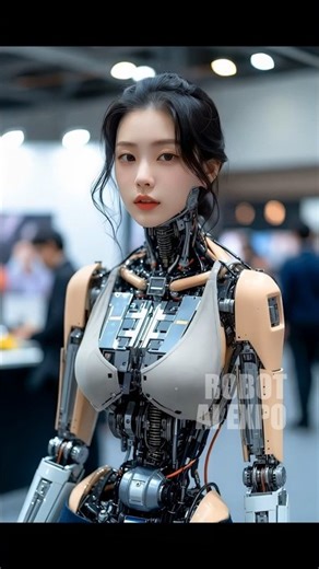 AIが作った美しすぎるロボット、もう人間じゃない #Robot #AI美女