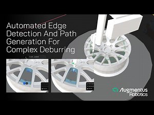 Augmentus: Automated Toolpath Generation For Deburring Complex Shapes