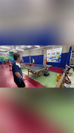 Backhand drive training with ping pong machine #tabletennis
