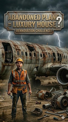 “From Scrap to Sky: Restoring an Abandoned Airplane”#shorts