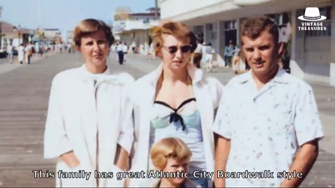 1950s USA - Real Photos of Family Life in America - Historical Footage Colorized