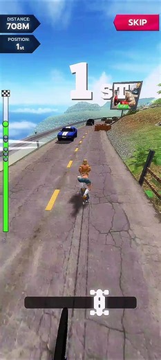 Insane Speed Downhill Race 🔥 Can I Win? | Downhill Race League #shorts