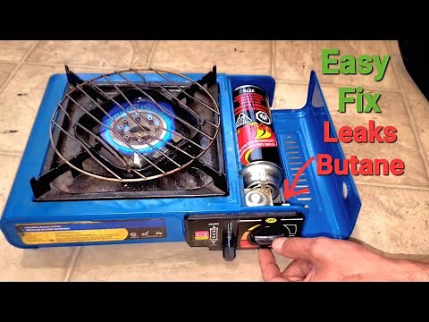How To Fix Ministove Leaks Butane Camping Stove Leaking, DIY Easy Fix
