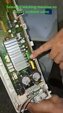 Samsung washing machine no power problem solve####