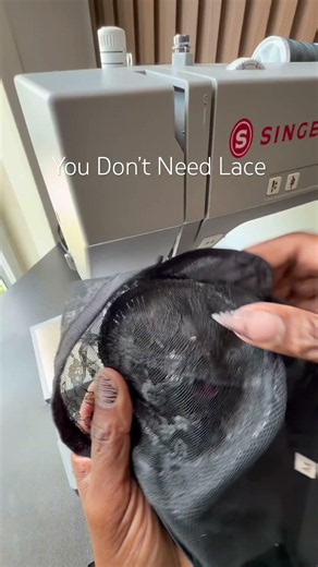 You don’t need lace to make a wig