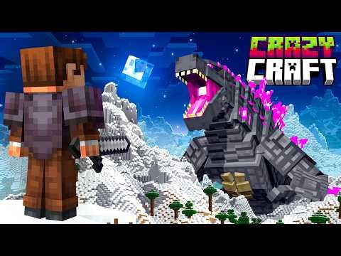 Crafting OP ARMOR in Minecraft CRAZY CRAFT
