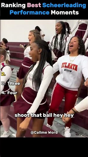 Ranking Best Cheerleading Performance Moments #funny #ranking