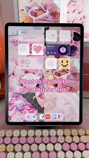 Want to try digital planning for free? Download the @CollaNote App and try one of the free plammers! #freebieplanner #collanote #ipadplanner #digitalplanner #studytok