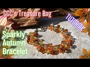 Autumn Tones Crystal Bracelet | Beading Tutorial | GGC's Treasure Bag
