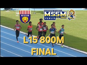 L15 800M Akhir Final Kejohanan Olahraga MSSM 2025 - 19 Aug 2025