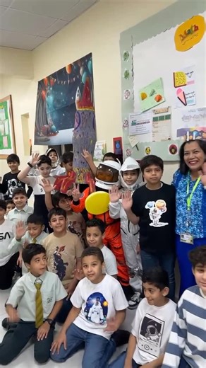 Al Rawabi School on Instagram: "🌌 Space Week at Alrawabi School! 🚀💫 Our students turned their classroom doors into creative gateways to the universe — filled with planets, rockets, and stars! 🌍🌟 They also dressed up as astronauts, aliens, and space explorers, bringing the theme to life with imagination and excitement! 👩‍🚀🪐 A week that sparked curiosity, creativity, and a love for exploration. ✨ #AlrawabiSchool #SpaceWeek #STEM #Crea